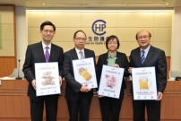 Dr Regina CHING, Consultant Community Medicine (Non-Communicable Disease) of The Centre for Health Protection of The Department of Health (second right) and speakers called on the public to stay alert of the underlying harmful effects of alcohol on health, and for child and youth development in particular.