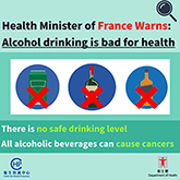 Health Minister of France Warns: Alcohol drinking is bad for health
