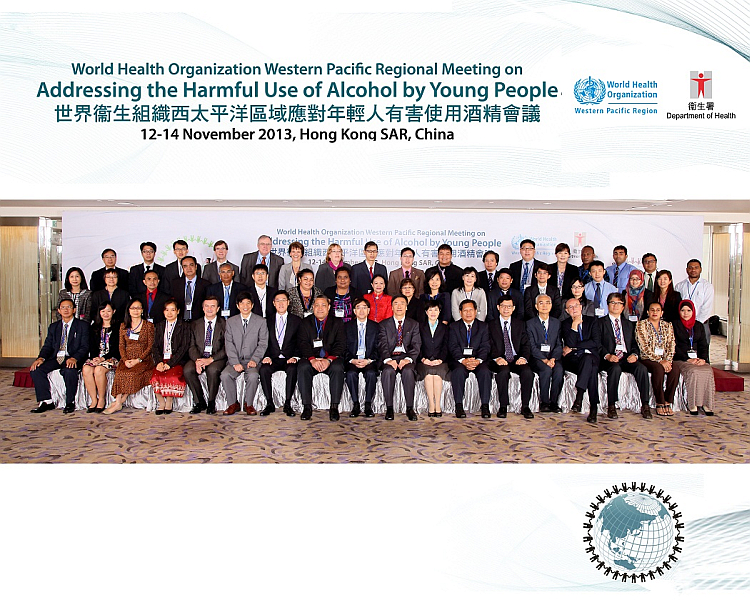 Representatives from countries and regions in the Western Pacific Region of the World Health Organization (WHO) are taking part in a three-day meeting in Hong Kong starting today (November 12) to address the harmful use of alcohol by young people. The event, entitled