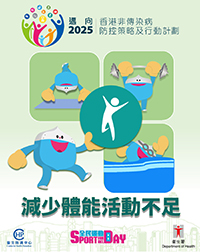 【《邁向2025:香港非傳染病防控策略及行動計劃》- 減少體能活動不足】