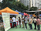 市民積極參與衞生署健康推廣攤位 市民積極參與衞生署健康推廣攤位
