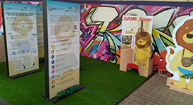 Health information exhibition panels